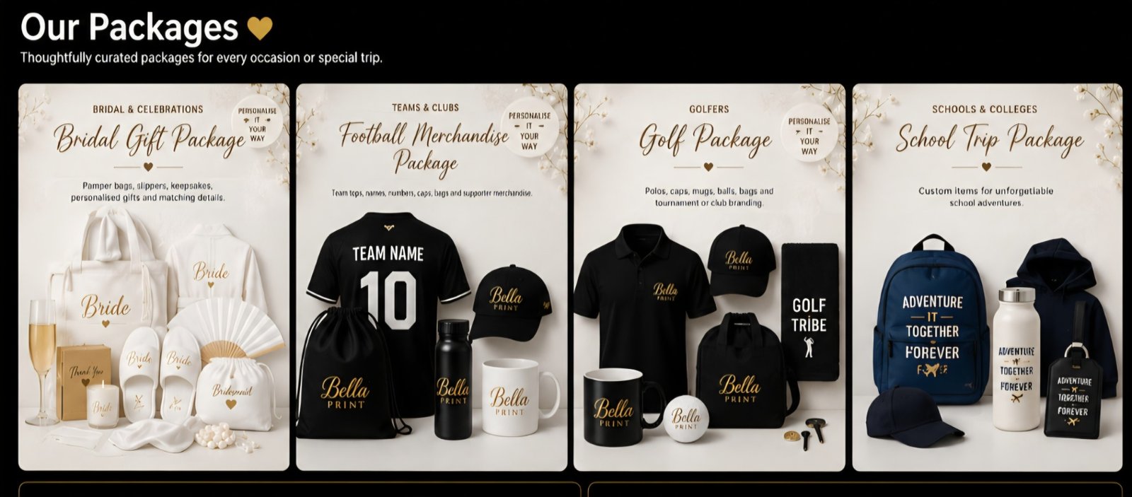 Bella Print packages